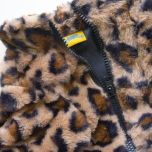 Cheetah Print Dog Coat