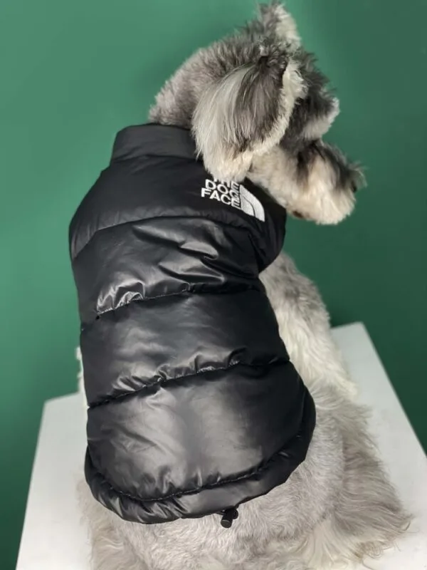 Blk Pet Puffy Vest For Dog - Image 3