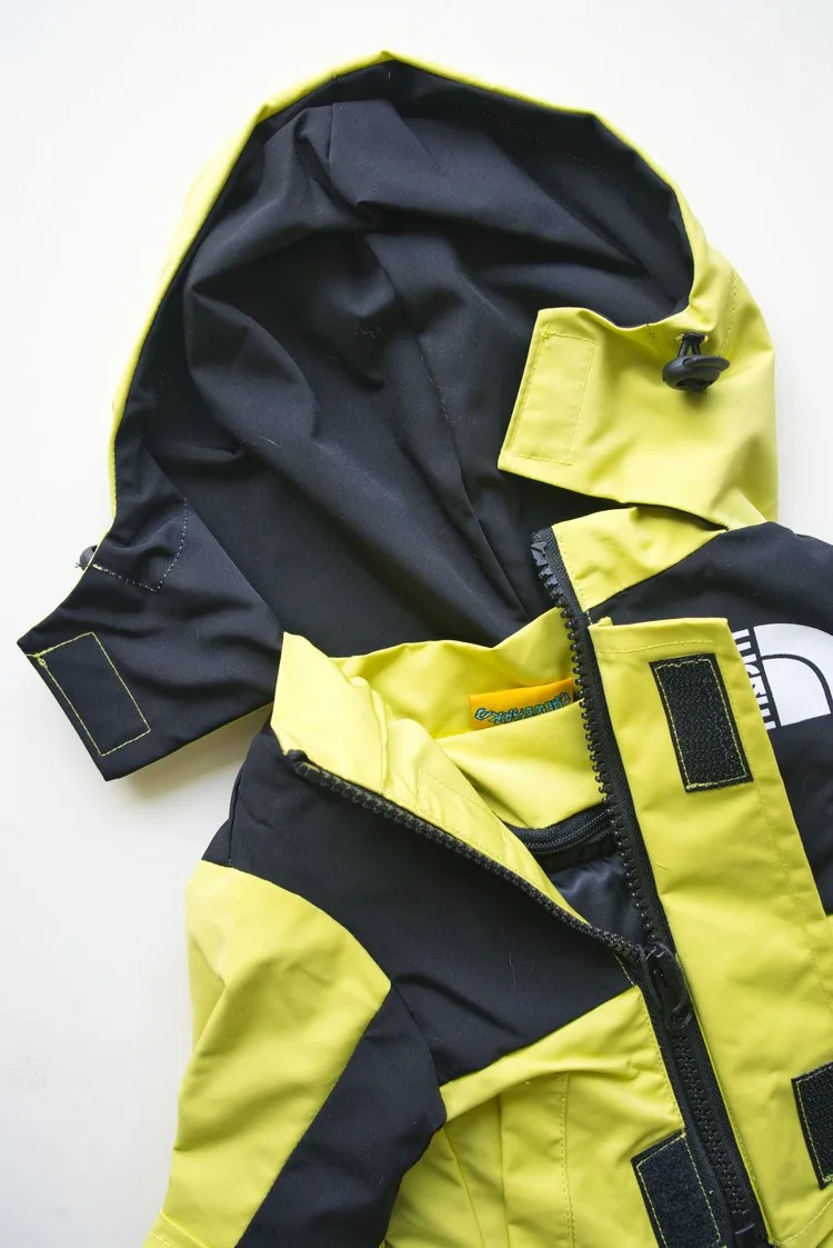The Dog Face Waterproof Jacket (Neon Yellow) 1 The Dog Face Waterproof Jacket(Neon Yellow)-img