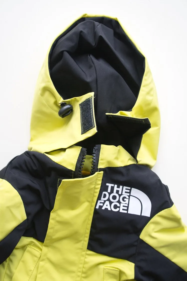 The Dog Face Waterproof Jacket (Neon Yellow) 3 The Dog Face Waterproof Jacket (Neon Yellow) - Image 3