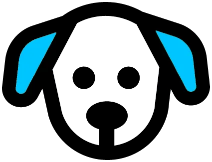 dog-face-icon-blue